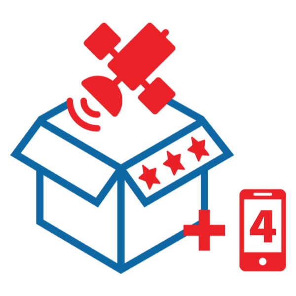 unlimited satellite internet data package option